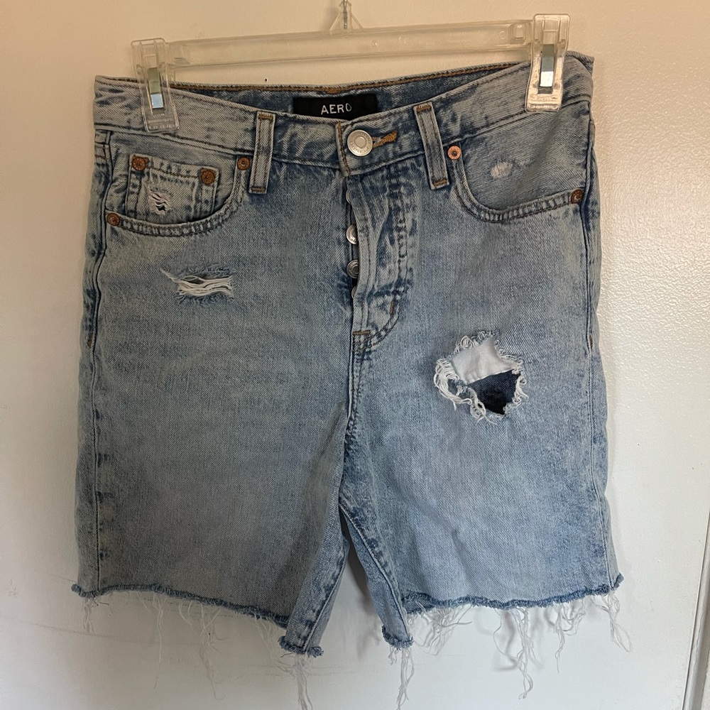 Aeropostale Bermuda Jean Shorts